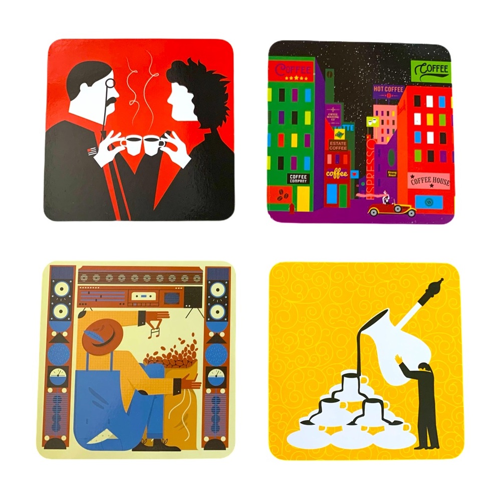 NWOT Nespresso 2020 Limited Edition Coasters. 4